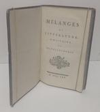 Voltaire - Mélanges de littérature, dhistoire, et de