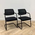 complete set van 2 stuks Sitland vergaderstoelen, zwart, Huis en Inrichting, Stoelen, Ophalen of Verzenden, Gebruikt, Zwart, Stof