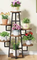 Multifunctioneel Houten Hangplantenrek voor Tuinen Interieur, Tuin en Terras, Bloembakken en Plantenbakken, Verzenden, Nieuw