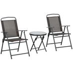Tuinmeubel - Weerbestendig - Inklapbaar - Bruin, Tuin en Terras, Tuinsets en Loungesets, Ophalen of Verzenden, Nieuw