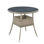 Polyrotan Tuintafel / Bijzettafel / Balkontafel Yoro - Rond, Tuin en Terras, Verzenden, Nieuw