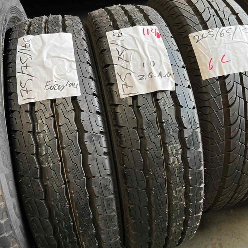 2 x Firestone 175-75-16 C Zomerbanden 10mm, Auto-onderdelen, Banden en Velgen, 16 inch, Zomerbanden, 175 mm, Bestelwagen, Gebruikt