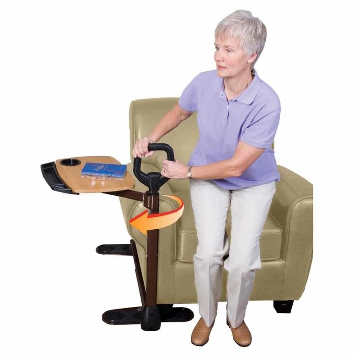 Draaibaar tafeltje Assist a Tray | Stander | Stoeltafel | We, Diversen, Verpleegmiddelen, Ophalen of Verzenden