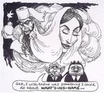 Pentekening Amerika - Benazir Bhutto (lijst optie), Antiek en Kunst, Kunst | Tekeningen en Foto's, Verzenden