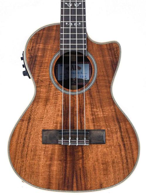 Kala Solid Acacia Tenor Ukulele w/ Cutaway & EQ, Muziek en Instrumenten, Snaarinstrumenten | Overige, Overige typen, Nieuw, Ophalen of Verzenden