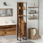 vidaXL Badkamerkast 33x33x185,5 cm bewerkt hout oud, Huis en Inrichting, Verzenden, Nieuw