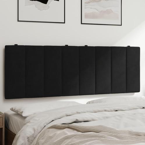 vidaXL Hoofdbordkussen Hanko 140 cm fluweel zwart, Huis en Inrichting, Slaapkamer | Bedden, Nieuw, Verzenden