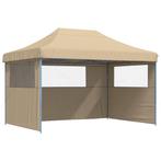 Beige Partytent met Zijwanden - Retourdeal - Tuinfeest, Opvouwbaar, Partytent, Minder dan 4 meter, Nieuw