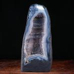 Amethist - Kristalgeode - Grijs - Hoogte: 322 mm - Breedte:, Verzamelen, Nieuw