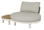 Castello organische stoel bank loungeset 5 delig latte zand, Ophalen of Verzenden, Nieuw, Aluminium