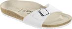 Birkenstock - maat 42- Madrid Dames Slippers - White, Kleding | Dames, Schoenen, Verzenden, Nieuw