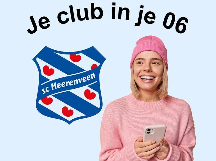 Oprichtingsjaar 1920 van HEERENVEEN in jouw 06-nummer, Verzamelen, Sportartikelen en Voetbal, Nieuw, Verzenden