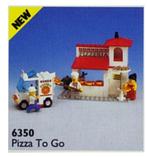 Lego Set - 6350 - Classic Town, City - Pizza To Go, Nieuw