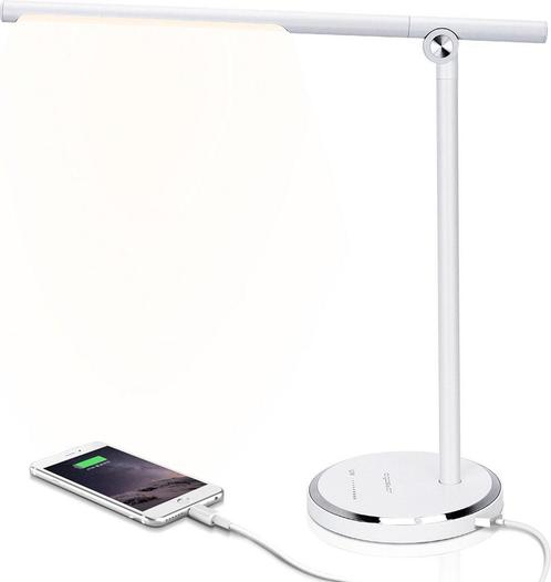 Aigostar Bureaulamp LED -  Dimbaar - Smart Touch - Wit, Huis en Inrichting, Lampen | Overige, Nieuw, Verzenden