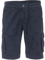 Casa Moda Korte Broek Palmboom Motief Blauw 593199200, Verzenden, Nieuw, Blauw