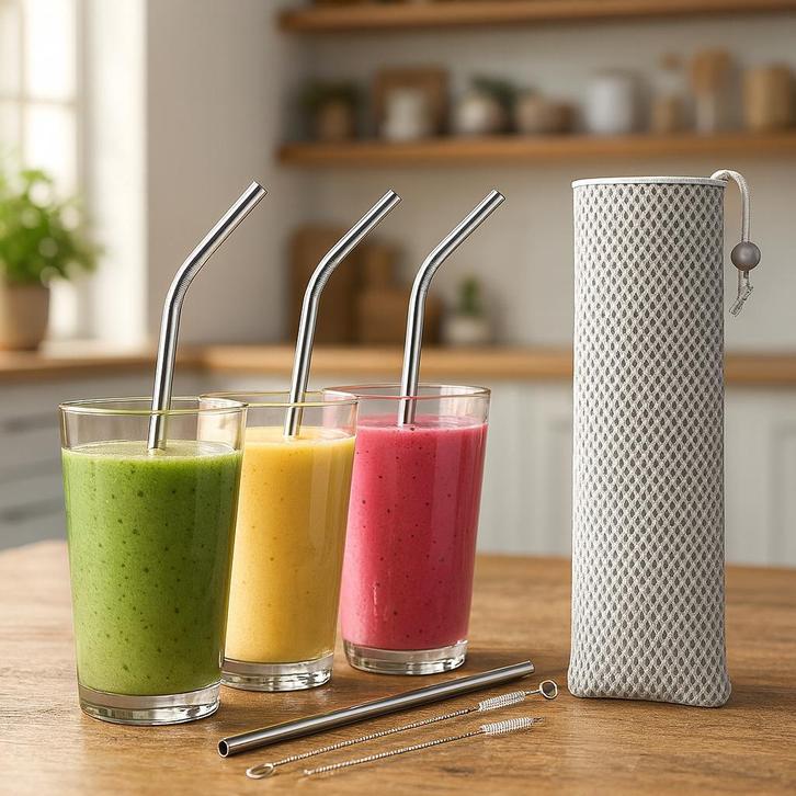 RVS Rietjes Set (8-delig), Huis en Inrichting, Keuken | Tupperware, Nieuw, Verzenden