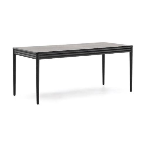 *WOONWINKEL* Kave Home Lenon Black Uitschuifbare Eettafel Zw, Huis en Inrichting, Tafels | Eettafels, Nieuw, Verzenden