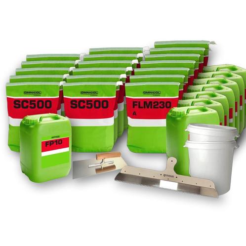 Omnicol pakket zandcement 50m2 | Egaline, mortel, primer en, Doe-het-zelf en Verbouw, Verwarming en Radiatoren, Nieuw, Verzenden