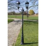 vidaXL Tuinlantaarn met 2 armen 230 cm aluminium, Tuin en Terras, Buitenverlichting, Verzenden, Nieuw, Aluminium, Staande lamp