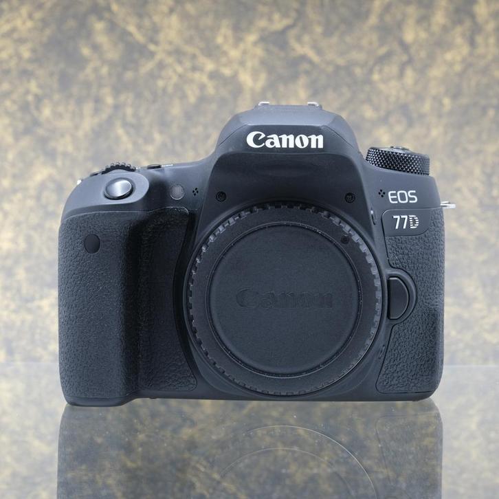 Canon EOS 77D Body - Tweedehands, Audio, Tv en Foto, Fotocamera's Digitaal, Geen optische zoom, Gebruikt, Canon, Spiegelreflex
