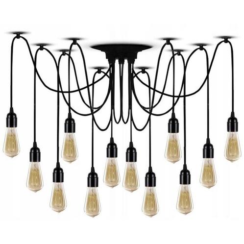 TooLight Retro plafondlamp - industrieel design - 12 lich..., Huis en Inrichting, Lampen | Plafondlampen, Nieuw, Ophalen of Verzenden