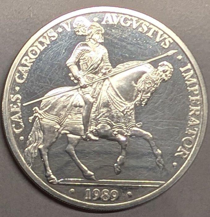 Spanje. 5 ECU 1989 (Zonder Minimumprijs), Postzegels en Munten, Munten | Europa | Niet-Euromunten