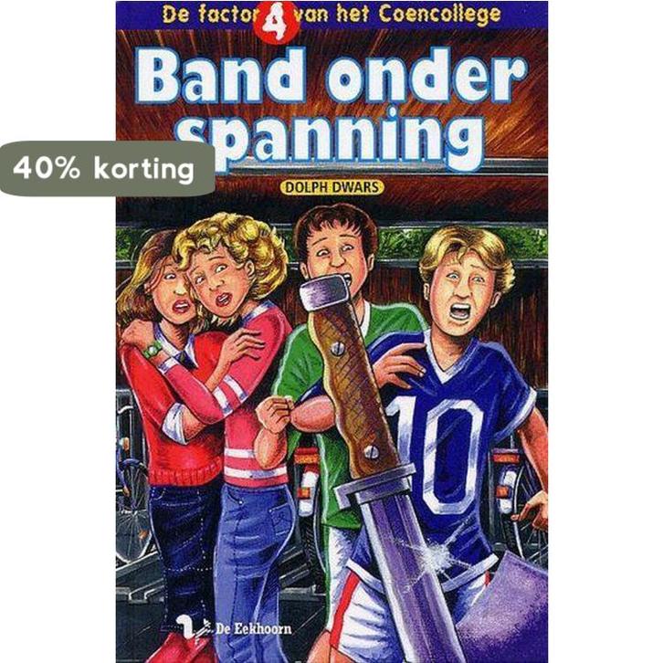 De band onder spanning / De factor 4 van het Coencollege, Boeken, Kinderboeken | Jeugd | 13 jaar en ouder, Gelezen, Verzenden