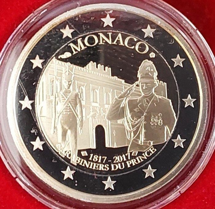 Monaco. 2 Euro 2017 Carabiniers Proof, Postzegels en Munten, Munten | Europa | Euromunten