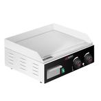 GGM Gastro | Elektrische bakplaat - 2,2KW - Digitaal display, Verzenden, Nieuw in verpakking, Fornuis, Frituur en Grillen
