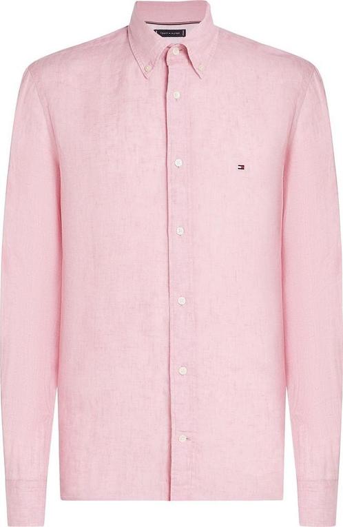 Tommy Hilfiger Overhemd Linnen Roze maat XL Heren, Kleding | Heren, Overhemden, Roze, Nieuw, Verzenden