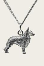 Zilveren Tervuerense herder ketting hanger - groot, Verzenden, Nieuw