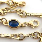 Zonder minimumprijs - Armband - 18 karaat Geel goud Saffier, Nieuw