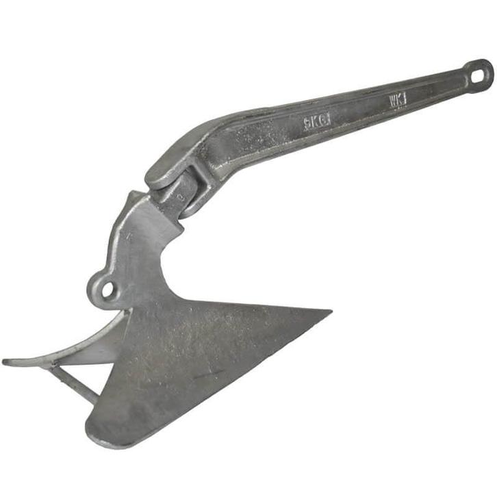 5kg Ploegschaaranker Gegalvaniseerd, Watersport en Boten, Bootonderdelen, Ophalen of Verzenden