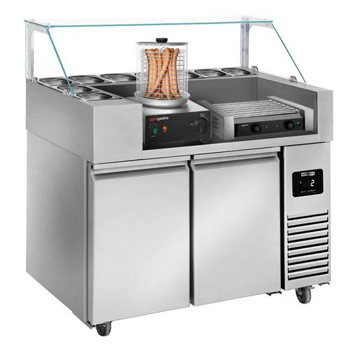 GGM Gastro | Voorbereidingstafel - 1210mm - 2 deuren - voor, Zakelijke goederen, Horeca | Meubilair en Inrichting, Nieuw in verpakking