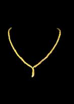 Oud-Romeins Geel Glas Kralenketting (Zonder Minimumprijs)
