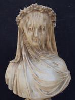 sculptuur, Vergine Velata - 6 kg - 36 cm - Herstel van, Antiek en Kunst, Antiek | Keramiek en Aardewerk