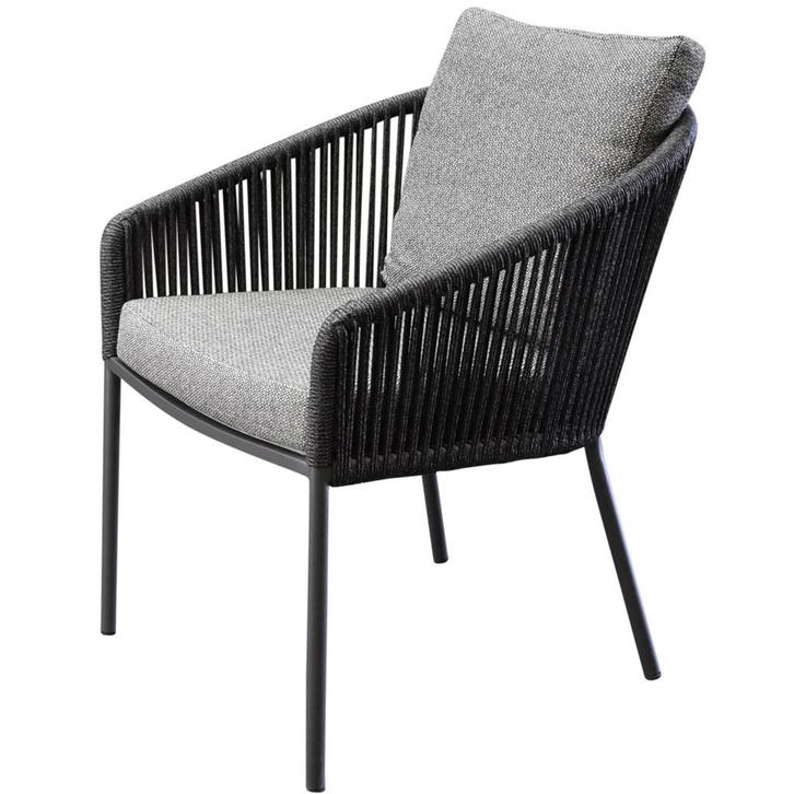 Brightling dining tuinstoel antraciet rope, Tuin en Terras, Tuinstoelen, Nieuw, Ophalen of Verzenden
