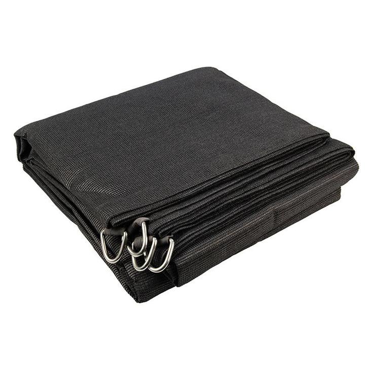 Schaduwdoek 3,6x3,6x3,6 driehoek gelijk 340gr antraciet, Tuin en Terras, Schaduwdoeken, Nieuw, Ophalen of Verzenden