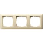 Gira Afdekraam 3 voudig Wit (creme) 021301, Nieuw