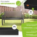 KESSER® Tuinbank met kussen, zitbank, weerbestendig, 2-zits,, Tuin en Terras, Verzenden, Nieuw