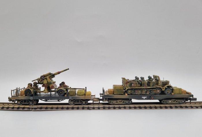 Roco, Arnold N - Model treinwagon (2) - Wehrmacht -, Hobby en Vrije tijd, Modeltreinen | N-Spoor