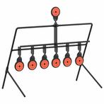 vidaXL Terugstellend Doel Zwart 38 x 20 x 33.5 cm Staal, Verzenden, Nieuw