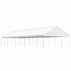 vidaXL Prieel met dak 20,07x5,88x3,75 m polyetheen wit, Verzenden, Nieuw