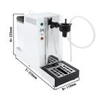 GGM Gastro | Professionele melkopschuimer - 1,5 liter - Wit, Verzenden, Nieuw, Effen, Kop(pen) en/of Schotel(s)