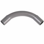 PVC bocht grijs 16mm - 10 stuks, Ophalen of Verzenden, Nieuw