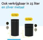 2dekans | BRASQ Prullenbak Metaal Kantoor/ Thuisgebruik -, Huis en Inrichting, Woonaccessoires | Prullenbakken, Ophalen of Verzenden