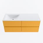 MONDIAZ VICA 120cm badmeubel onderkast Ocher 4 lades., Ophalen of Verzenden, Nieuw, Bad
