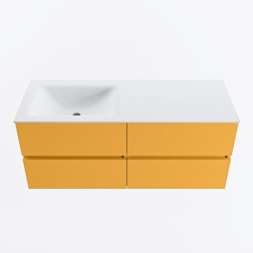 MONDIAZ VICA 120cm badmeubel onderkast Ocher 4 lades., Doe-het-zelf en Verbouw, Sanitair, Bad, Nieuw, Ophalen of Verzenden