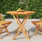 vidaXL Tuintafel inklapbaar 85x85x76 cm massief teakhout, Tuin en Terras, Tuintafels, Verzenden, Nieuw, Hout