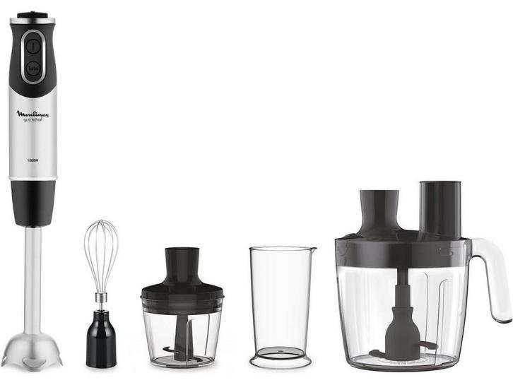 Moulinex Quickchef DD65J8 - Staafmixer - 1000W 10 snelheden, Witgoed en Apparatuur, Blenders, Zo goed als nieuw, Verzenden